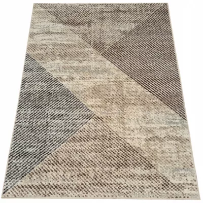 Rechteckiger Teppich 200x290 cm OZAN - beige/grau