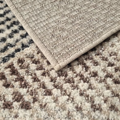 Rechteckiger Teppich 200x290 cm OZAN - beige/grau