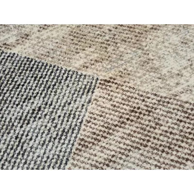 Rechteckiger Teppich 60x100 cm OZAN - beige / grau
