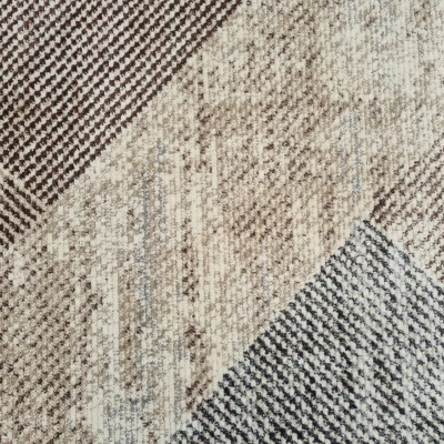 Rechteckiger Teppich 60x100 cm OZAN - beige / grau