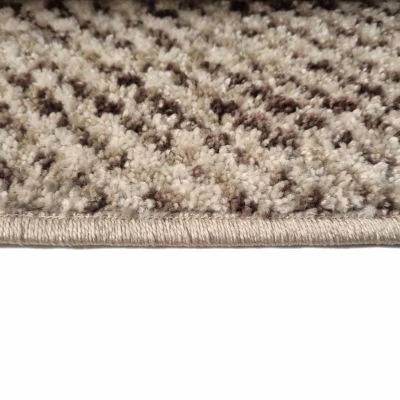 Rechteckiger Teppich 60x100 cm OZAN - beige / grau