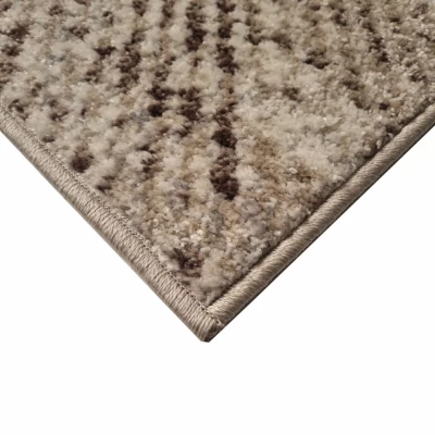 Rechteckiger Teppich 60x100 cm OZAN - beige / grau