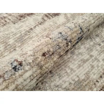 Abstrakter Stückteppich 60x100 cm OZAN - beige / grau