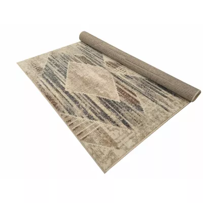 Stück Teppich 140x190 cm OZAN - beige/grau