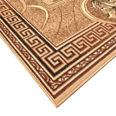 Gemusterter Teppich 150x300 cm LUKEN - beige / braun