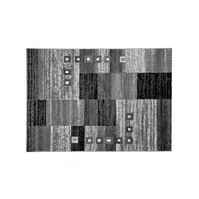 Geometrischer Teppich 300x400 cm LUKEN - grau