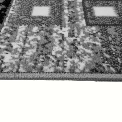 Geometrischer Teppich 200x400 cm LUKEN - grau