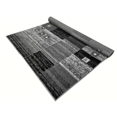 Geometrischer Teppich 200x400 cm LUKEN - grau