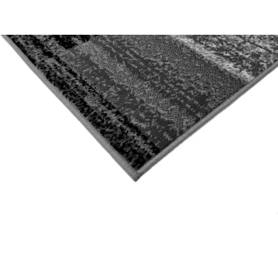 Geometrischer Teppich 200x400 cm LUKEN - grau