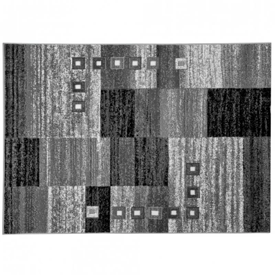 Geometrischer Teppich 200x400 cm LUKEN - grau