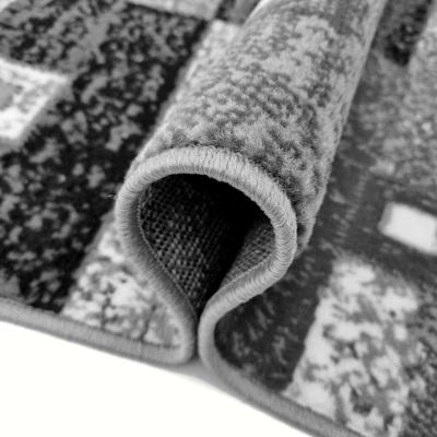 Geometrischer Teppich 120x170 cm LUKEN – grau
