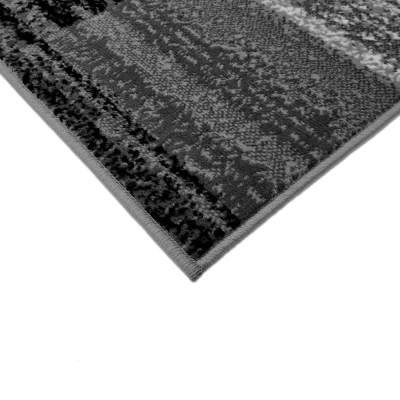 Geometrischer Teppich 80x150 cm LUKEN - grau