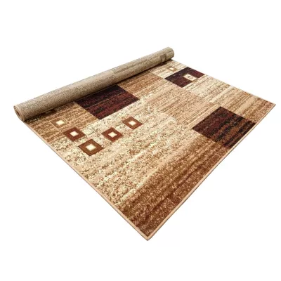 Geometrischer Einzelteppich 250x350 cm LUKEN - beige