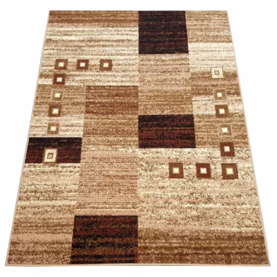 Geometrischer Teppich 150x300 cm LUKEN - beige