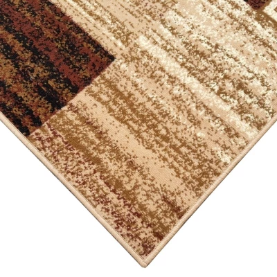 Geometrischer Teppich 150x300 cm LUKEN - beige
