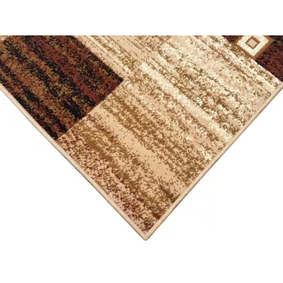 Geometrischer Teppich 150x300 cm LUKEN - beige