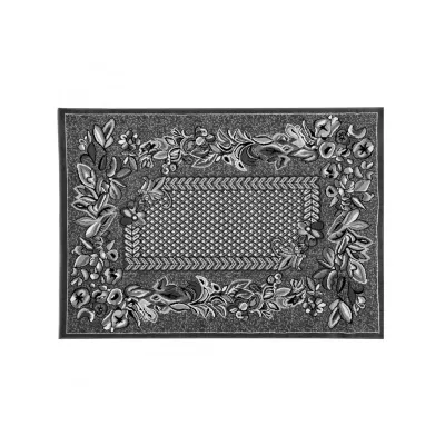 Gemusterter Teppich 70x130 cm LUKEN - grau