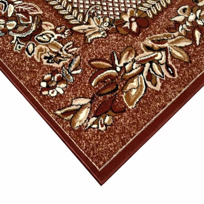 Gemusterter Einzelteppich 300x400 cm LUKEN - braun
