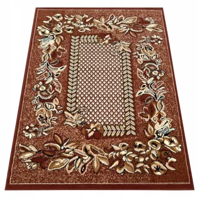 Gemusterter Teppich 160x220 cm LUKEN - braun
