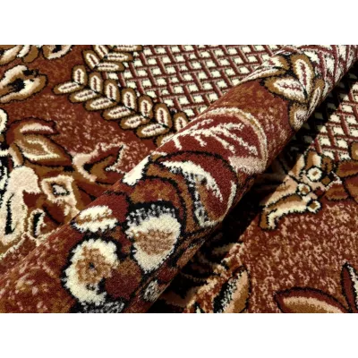 Gemusterter Teppich 160x220 cm LUKEN - braun