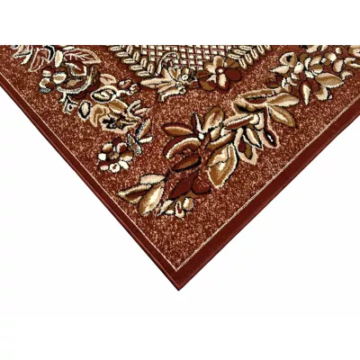 Gemusterter Teppich 160x220 cm LUKEN - braun