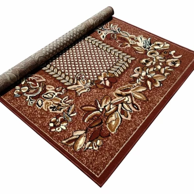 Gemusterter Teppich 120x170 cm LUKEN - braun