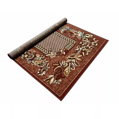 Gemusterter Teppich 120x170 cm LUKEN - braun