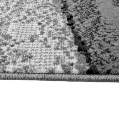 Rechteckiger Teppich 160x220 cm LUKEN - grau / schwarz