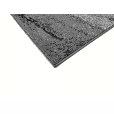 Rechteckiger Teppich 80x150 cm LUKEN - grau / schwarz