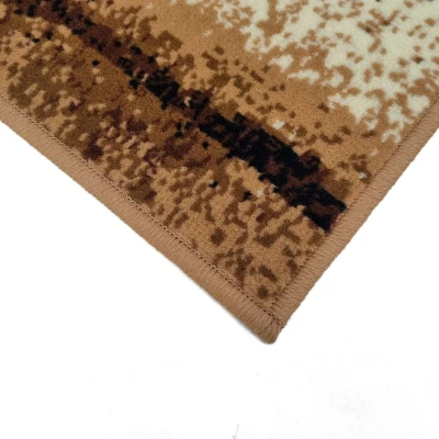 Rechteckiger Teppich 80x150 cm LUKEN - beige / braun