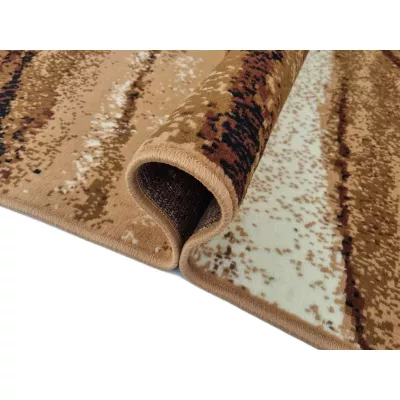 Rechteckiger Teppich 50x90 cm LUKEN - beige / braun