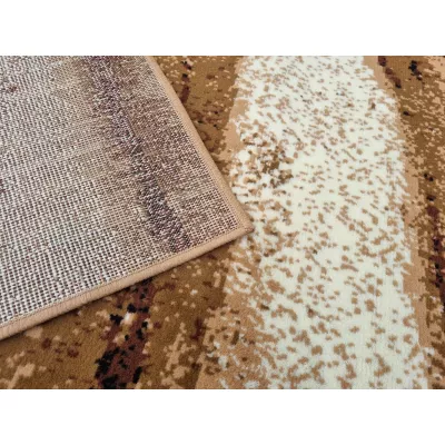 Rechteckiger Teppich 50x90 cm LUKEN - beige / braun