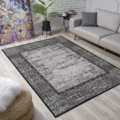 Klassischer Stückteppich 200x400 cm LUKEN - grau