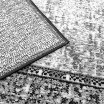 Klassischer Stückteppich 70x130 cm LUKEN - grau