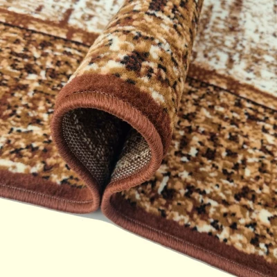Klassischer Stückteppich 50x90 cm LUKEN - braun