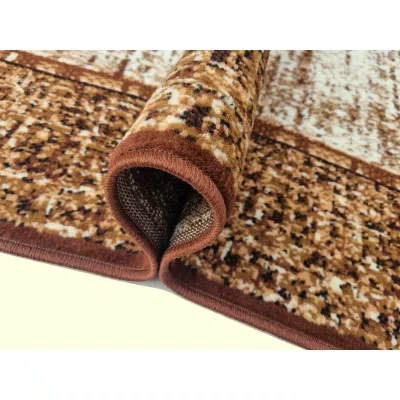 Klassischer Stückteppich 50x90 cm LUKEN - braun
