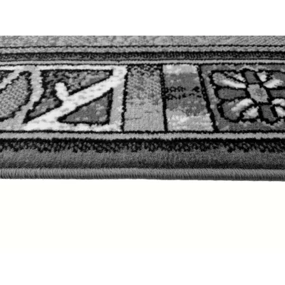 Gemusterter Stückteppich 70x130 cm LUKEN - grau