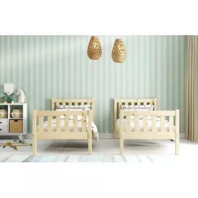 Kinder-Etagenbett 90x190 EUNIKA mit Matratzen - Kiefer