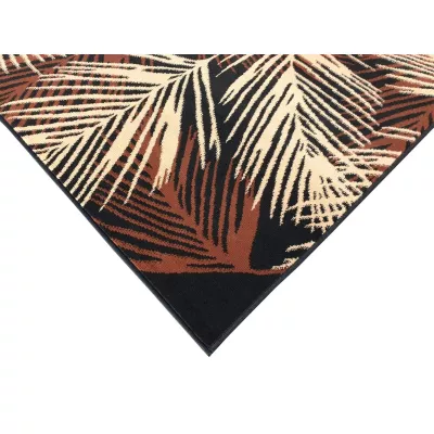 Teppich 180x250 cm LUKEN gemustert - braun / beige