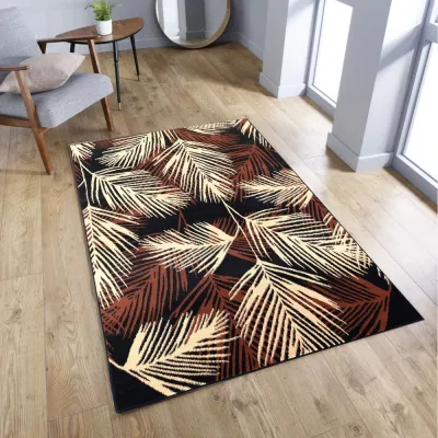 Teppich 180x250 cm LUKEN gemustert - braun / beige