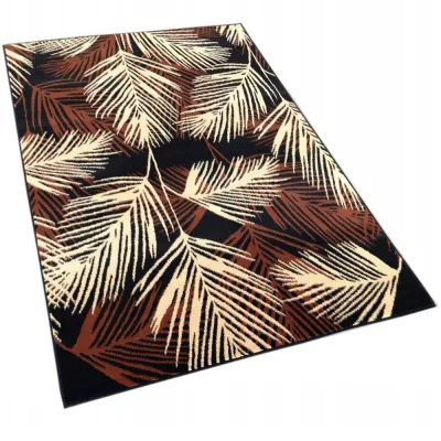 Stück Teppich 160x220 cm LUKEN gemustert - braun / beige