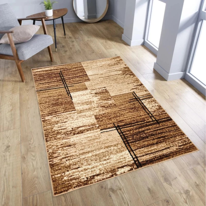 Rechteckiger Teppich LUKEN, 300 x 400 cm, beige/braun