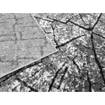 Teppich 250x350 cm LUKEN modern - grau/schwarz