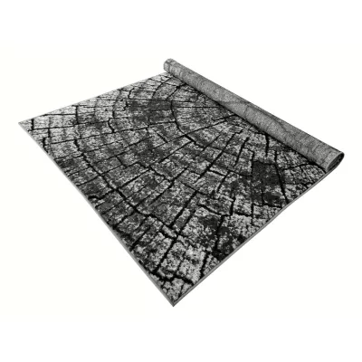 Teppich 250x350 cm LUKEN modern - grau/schwarz
