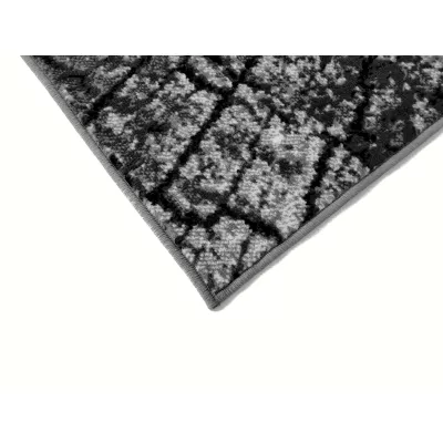 Teppich 250x350 cm LUKEN modern - grau/schwarz