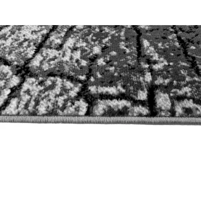 Teppich 180x250 cm LUKEN modern - grau/schwarz