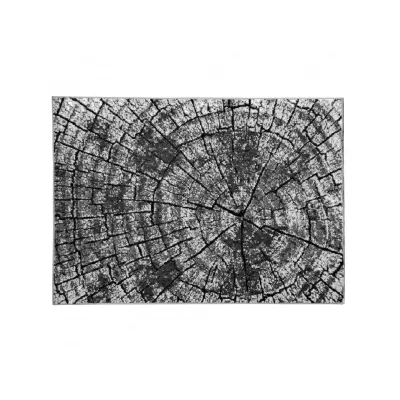 Teppich 180x250 cm LUKEN modern - grau/schwarz