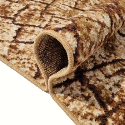 Teppich 180x250 cm LUKEN modern - beige / braun