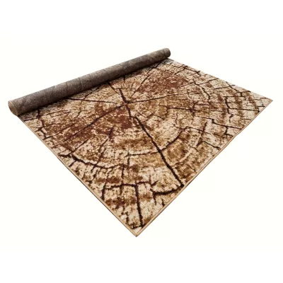 Teppich 180x250 cm LUKEN modern - beige / braun