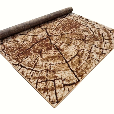 Teppich 70x130 cm LUKEN modern - beige / braun